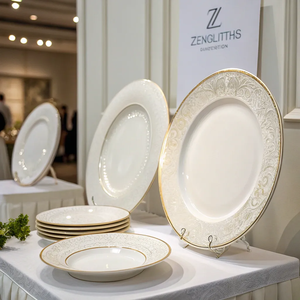 ZENLORITHOS Elegant Porcelain Plates